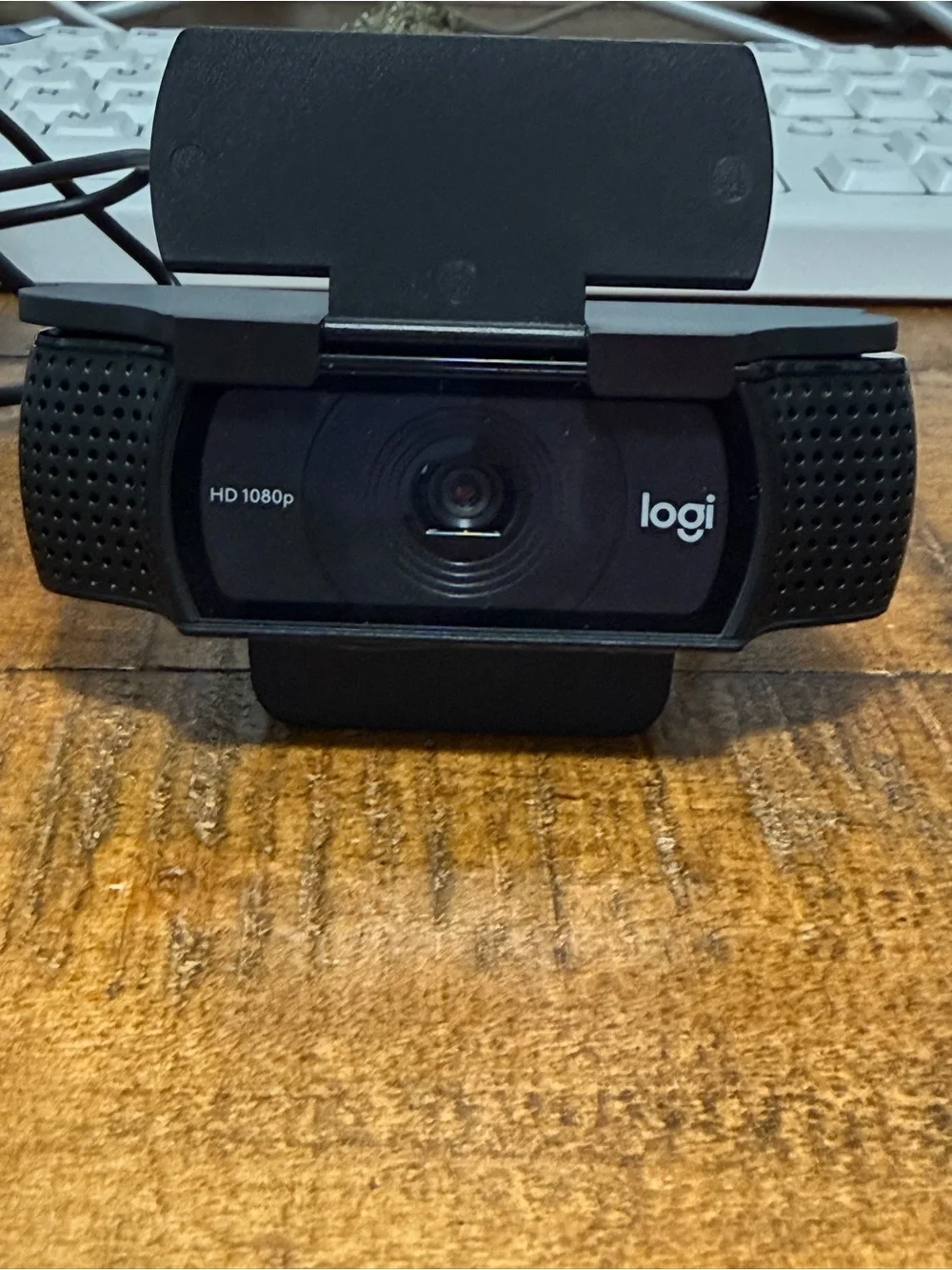 Logitech Black C920 HD 1080p USB Webcam with Built-In Microphone